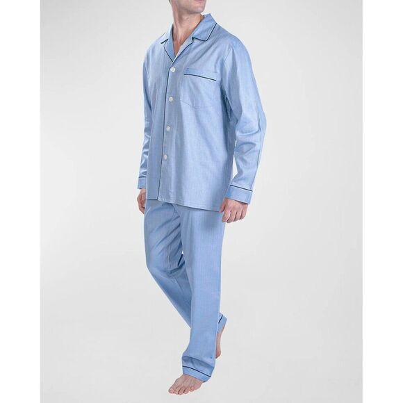 Majestic International Men's Piped Pajama Set, NWT, XXL (Neiman Marcus, Nordst.) - Picture 2 of 11